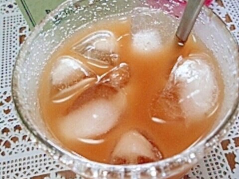 アイス☆パパイヤ酵素入りきなこ黒豆茶♪